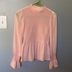 Pink blouse